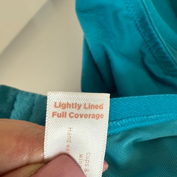 Cacique Lightly Lined Full Coverage Teal Blue  Bra Women's Size 44DDD - Picture 12 of 15